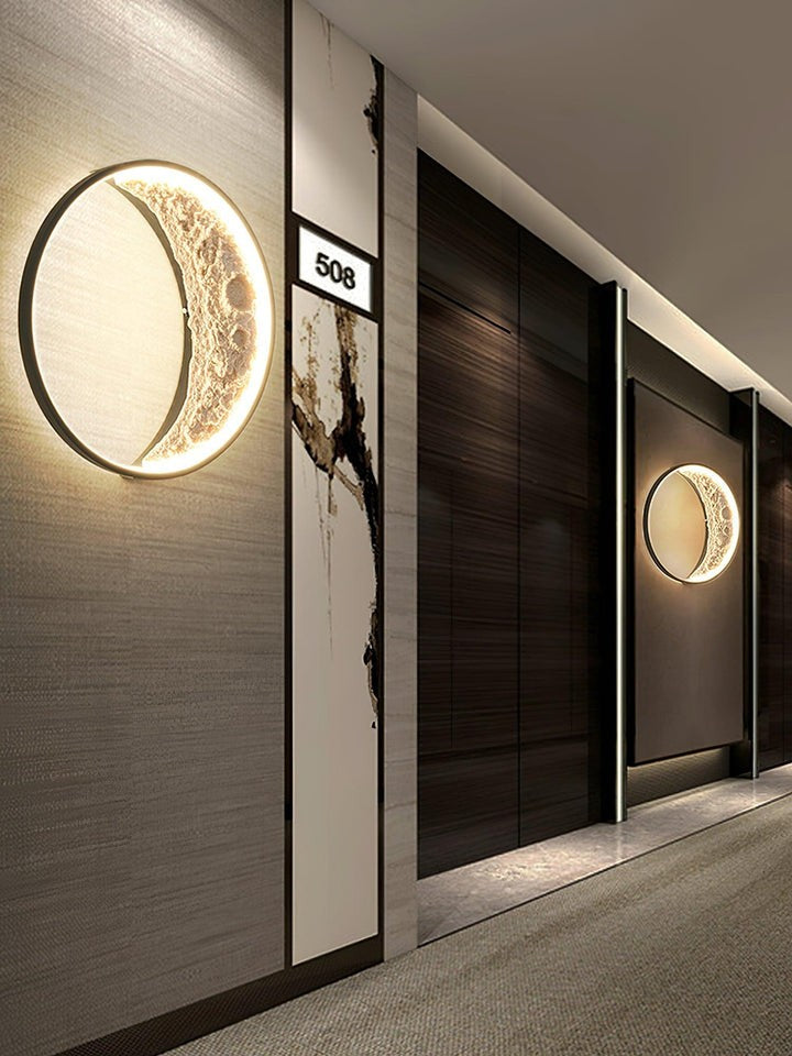 3D Moon Wall Light