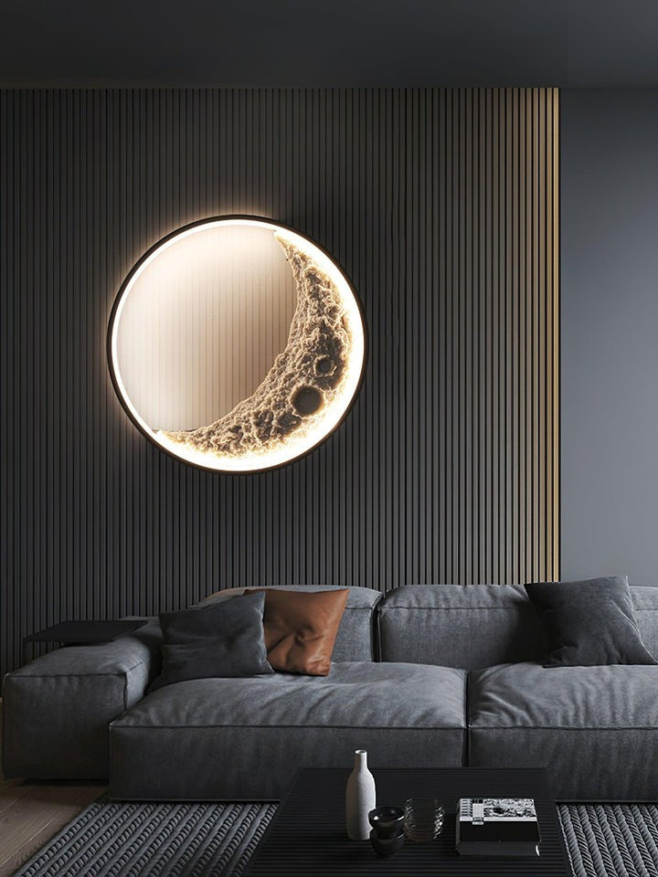 3D Moon Wall Light