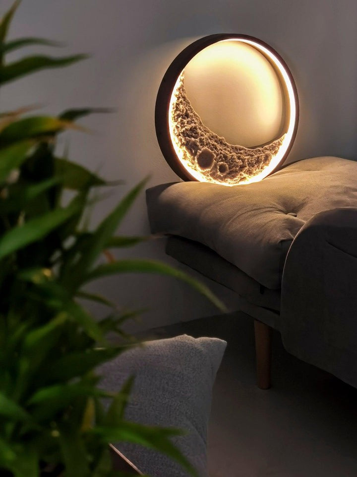 3D Moon Wall Light