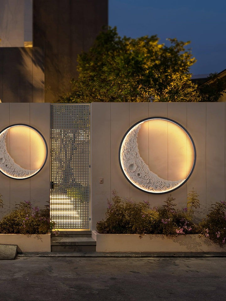 3D Moon Wall Light