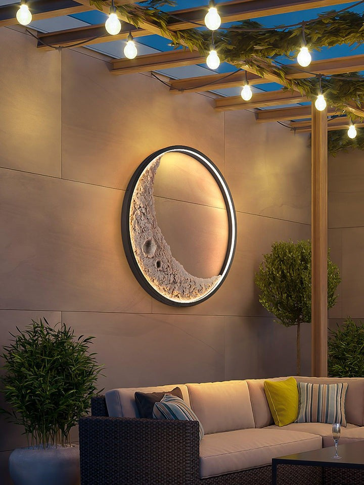 3D Moon Wall Light