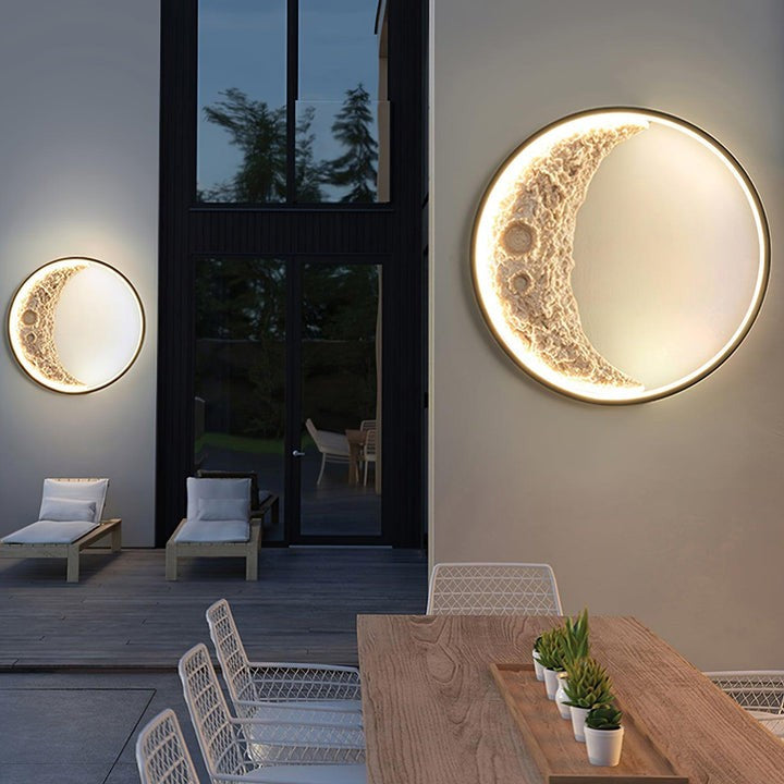 3D Moon Wall Light