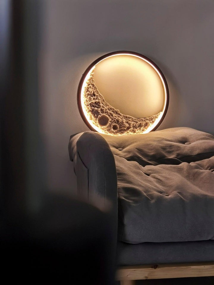 3D Moon Wall Light