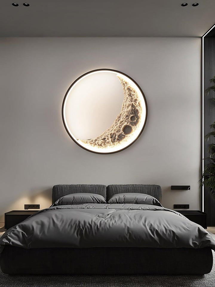 3D Moon Wall Light