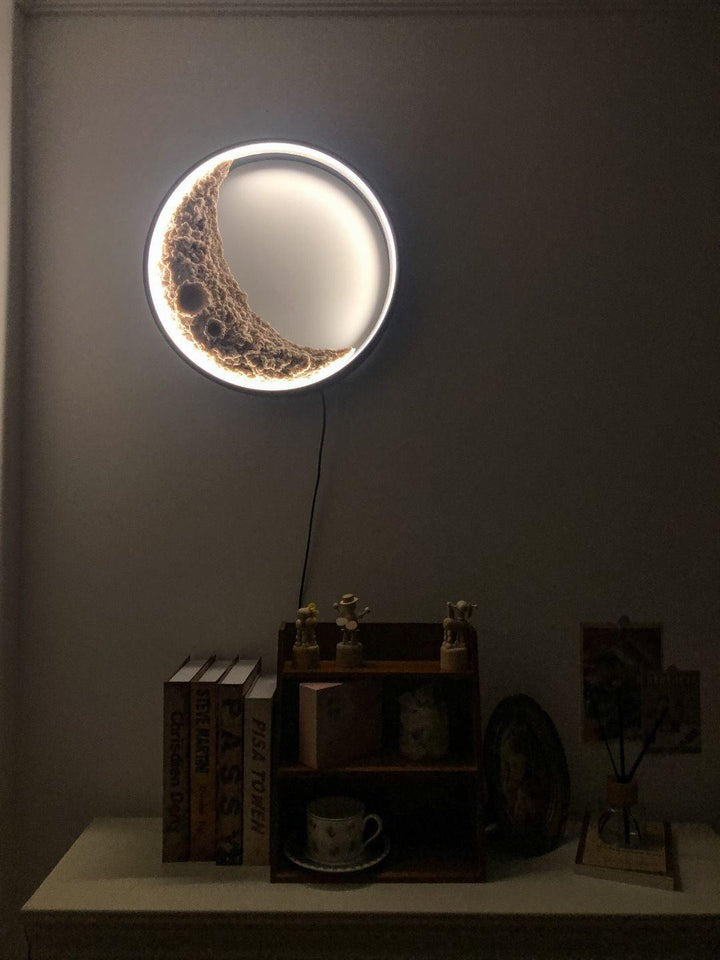 3D Moon Wall Light