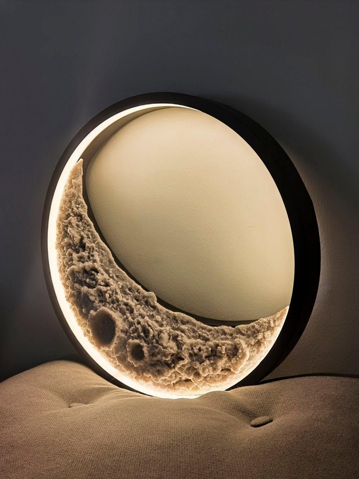 3D Moon Wall Light