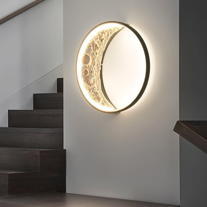 3D Moon Wall Light