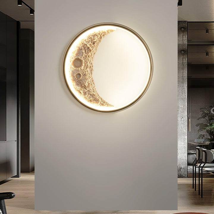 3D Moon Wall Light