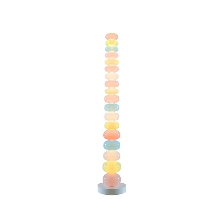 Colorful Marble & Glass LED Floor Lamp