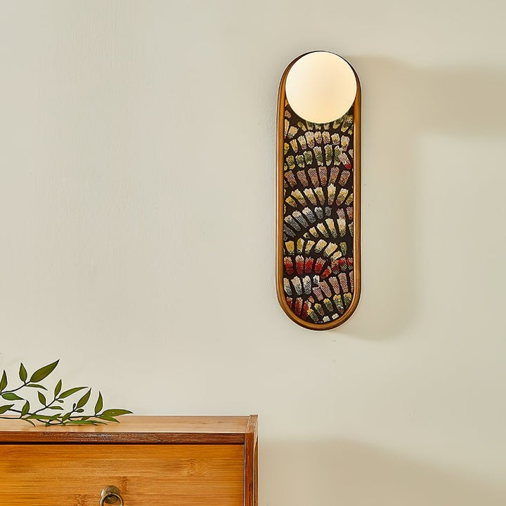Colorful Mosaic LED Wall Sconce