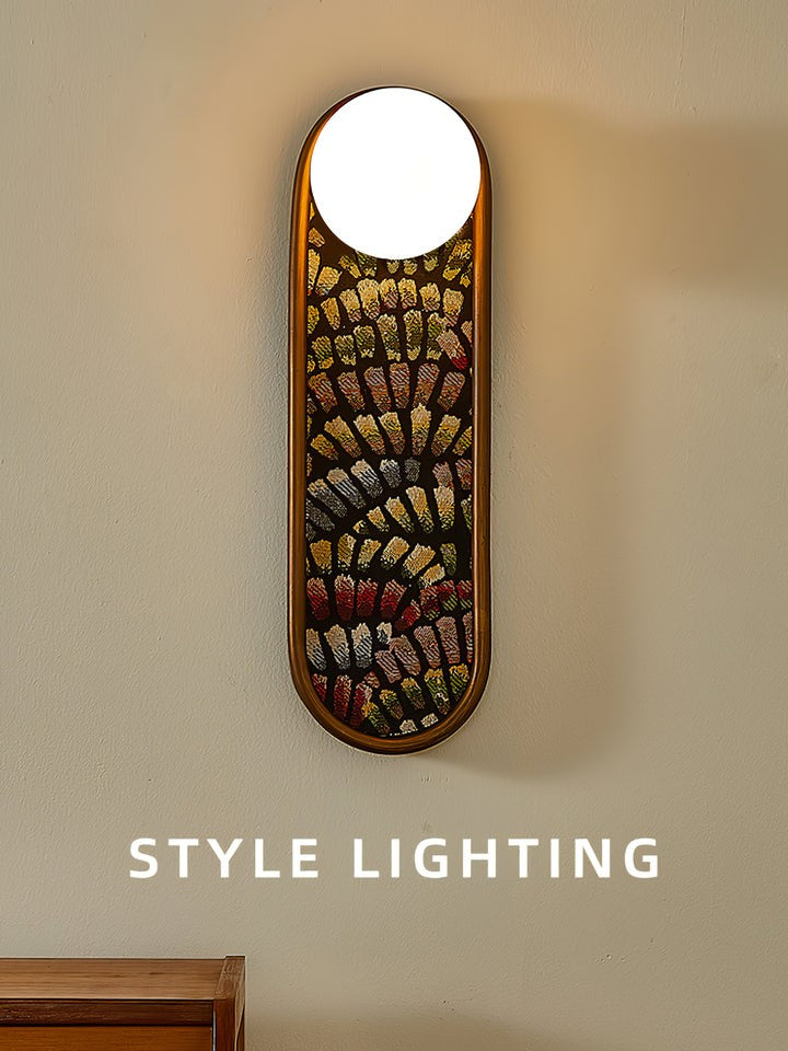 Colorful Mosaic LED Wall Sconce
