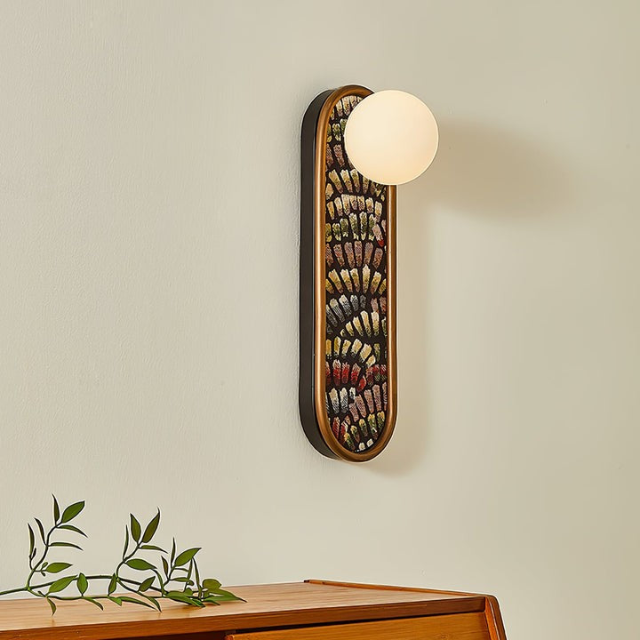 Colorful Mosaic LED Wall Sconce