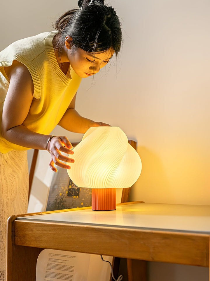 Colorful Swirl LED Table Lamp