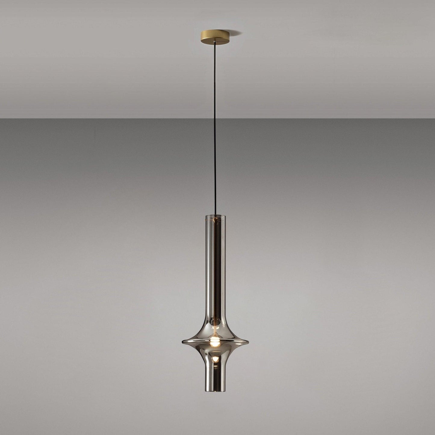 Adjustable Borosilicate Glass LED Suspension Lamp