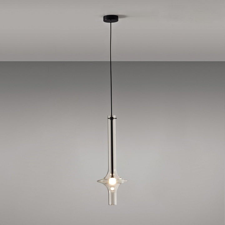 Adjustable Borosilicate Glass LED Suspension Lamp