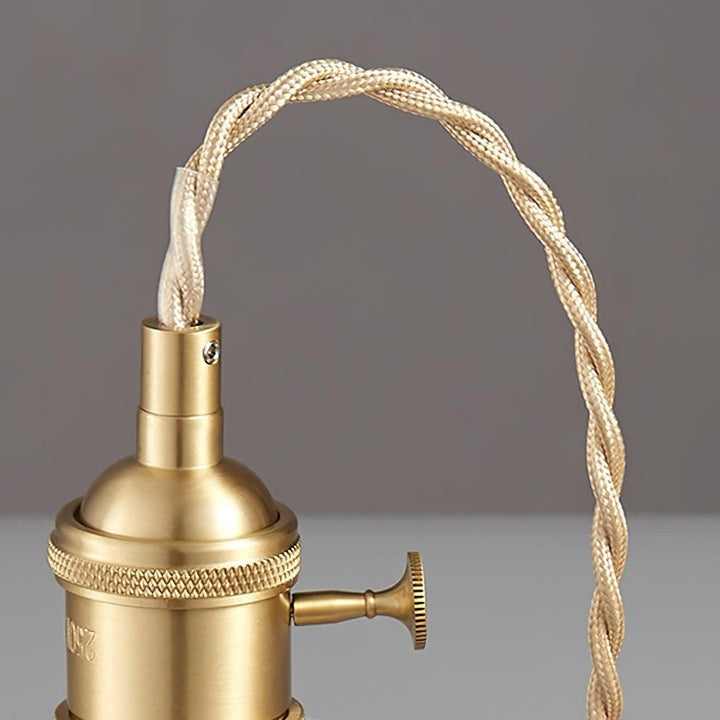 Adjustable Clear Glass Farmhouse Pendant Light