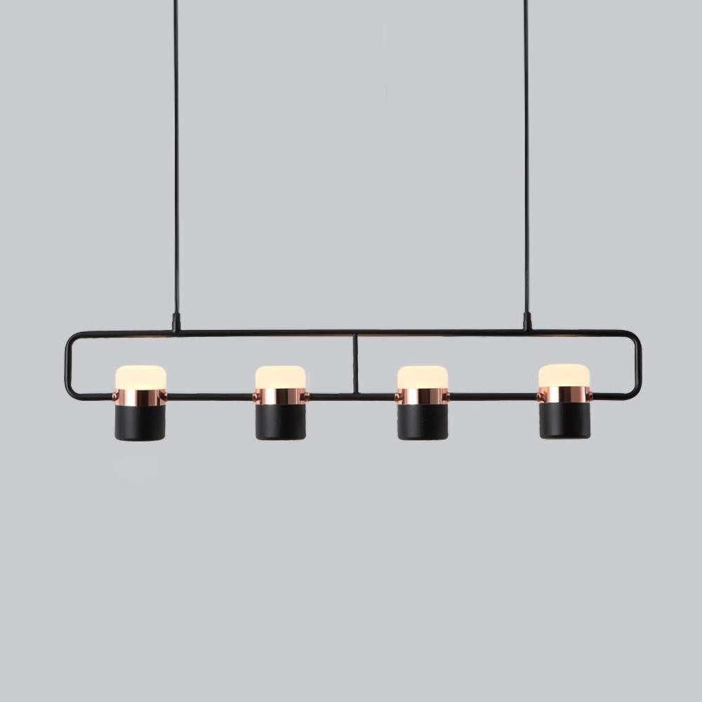 Adjustable Frosted Glass Pendant Ceiling Light