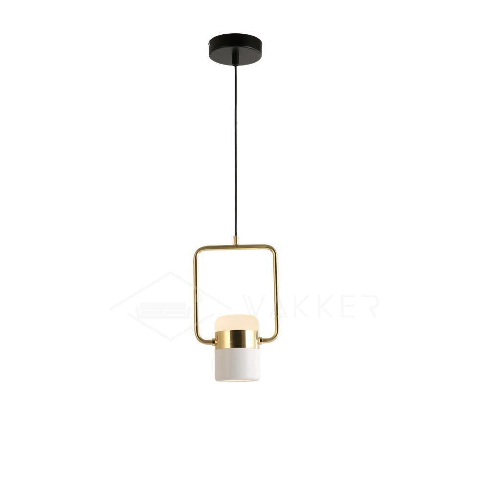Adjustable Frosted Glass Pendant Ceiling Light