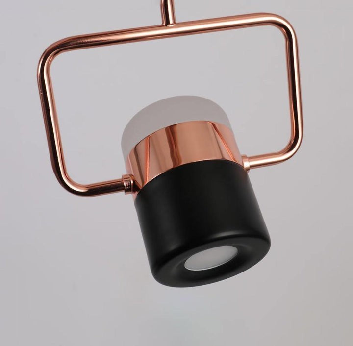 Adjustable Frosted Glass Pendant Ceiling Light