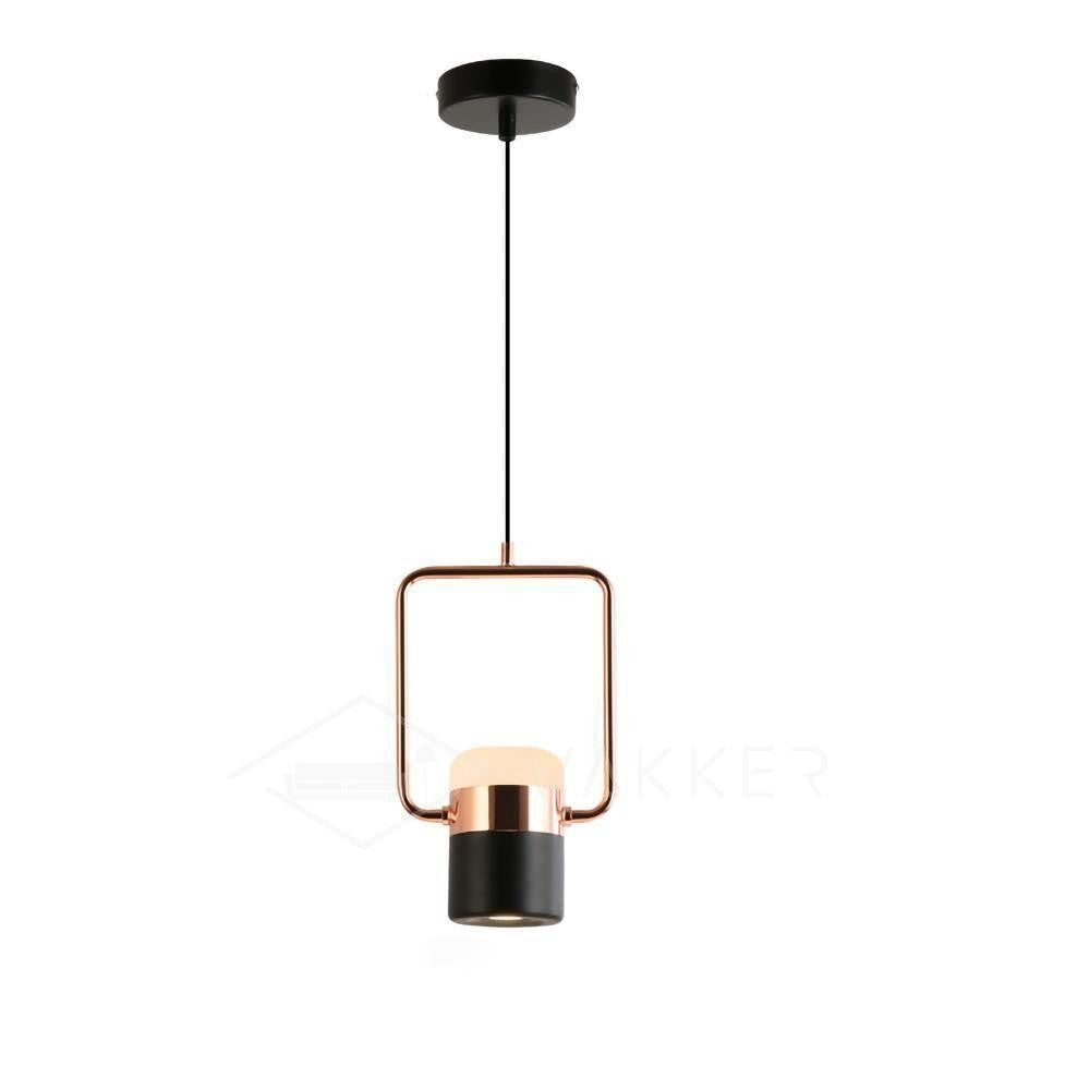 Adjustable Frosted Glass Pendant Ceiling Light