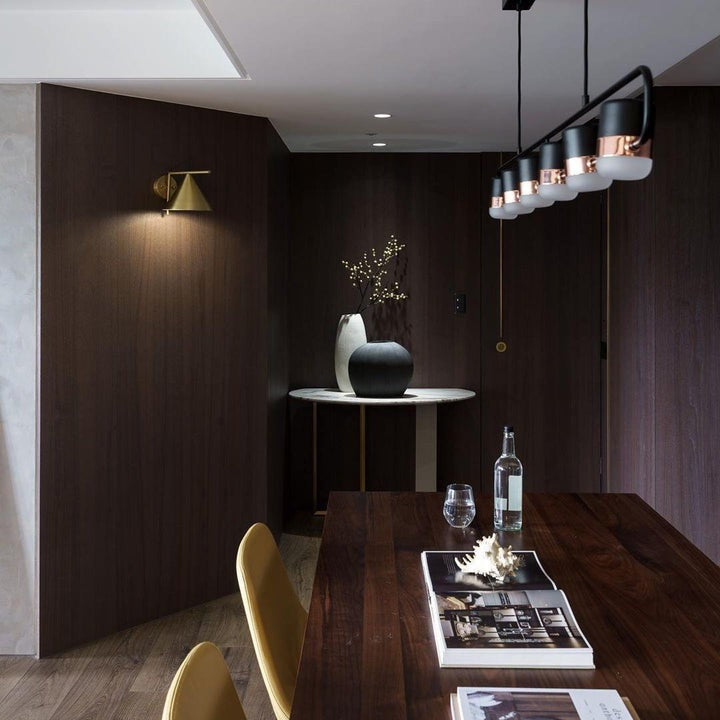 Adjustable Frosted Glass Pendant Ceiling Light
