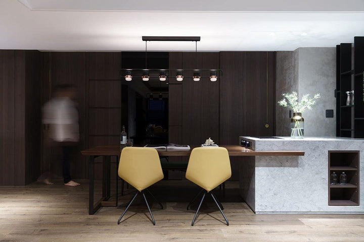 Adjustable Frosted Glass Pendant Ceiling Light