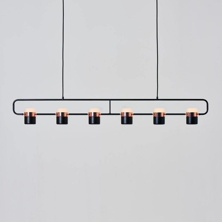 Adjustable Frosted Glass Pendant Ceiling Light