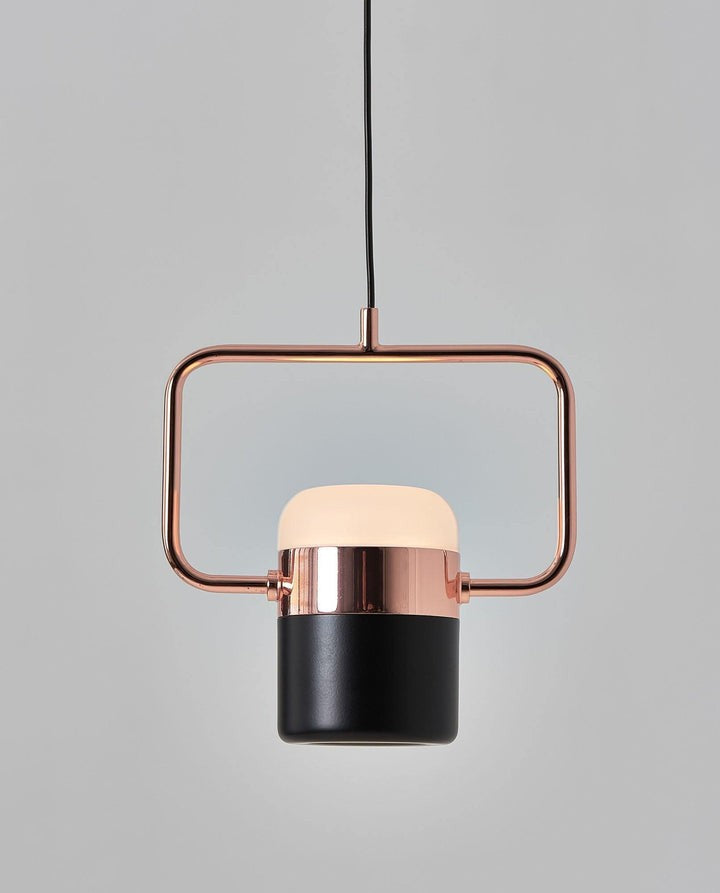 Adjustable Frosted Glass Pendant Ceiling Light