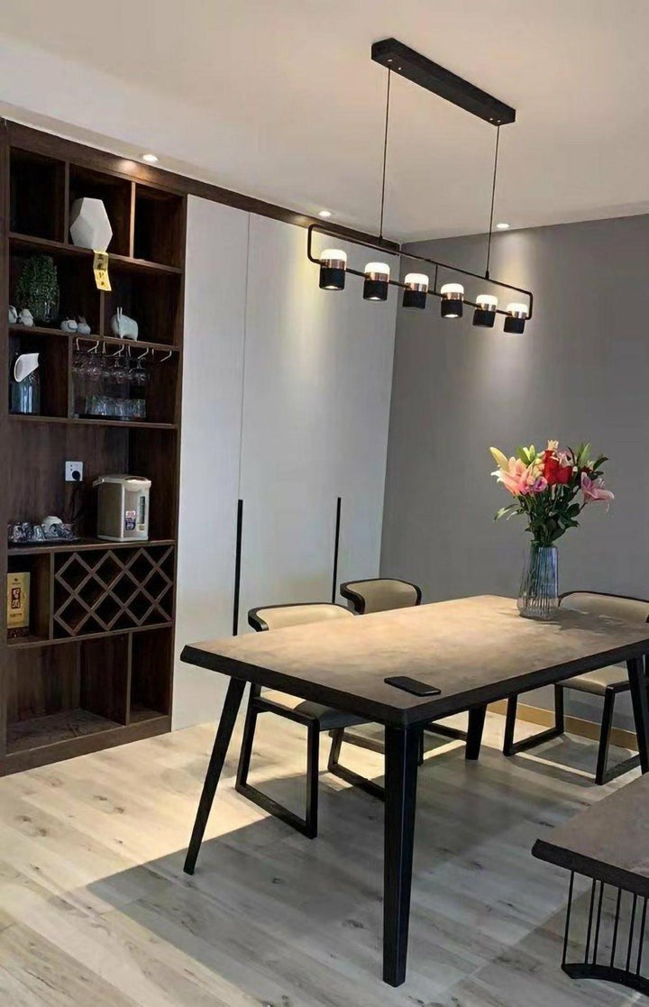 Adjustable Frosted Glass Pendant Ceiling Light