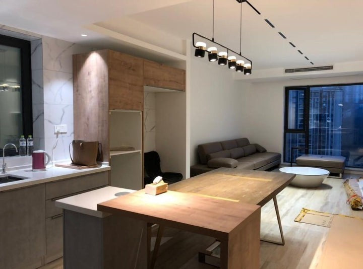 Adjustable Frosted Glass Pendant Ceiling Light