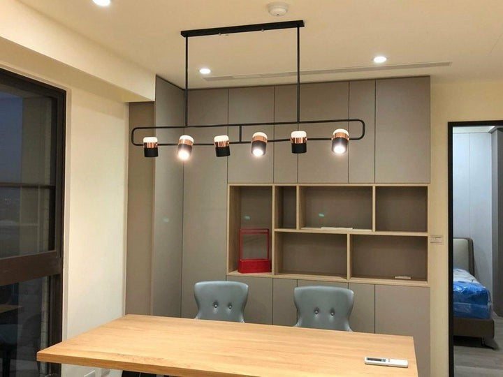 Adjustable Frosted Glass Pendant Ceiling Light