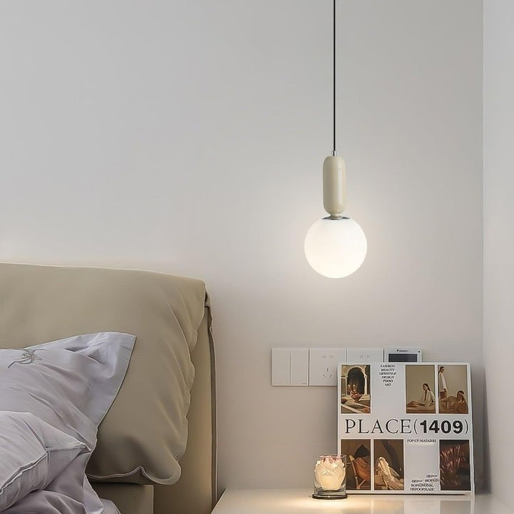 Adjustable Glass Globe Pendant Light for Modern Interiors