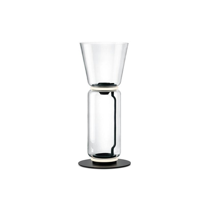 Adjustable Hand-Blown Glass LED Floor Lamp