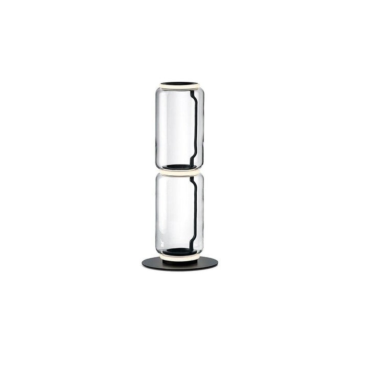 Adjustable Hand-Blown Glass LED Floor Lamp