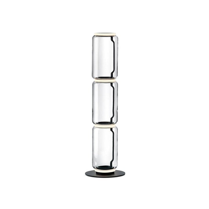 Adjustable Hand-Blown Glass LED Floor Lamp
