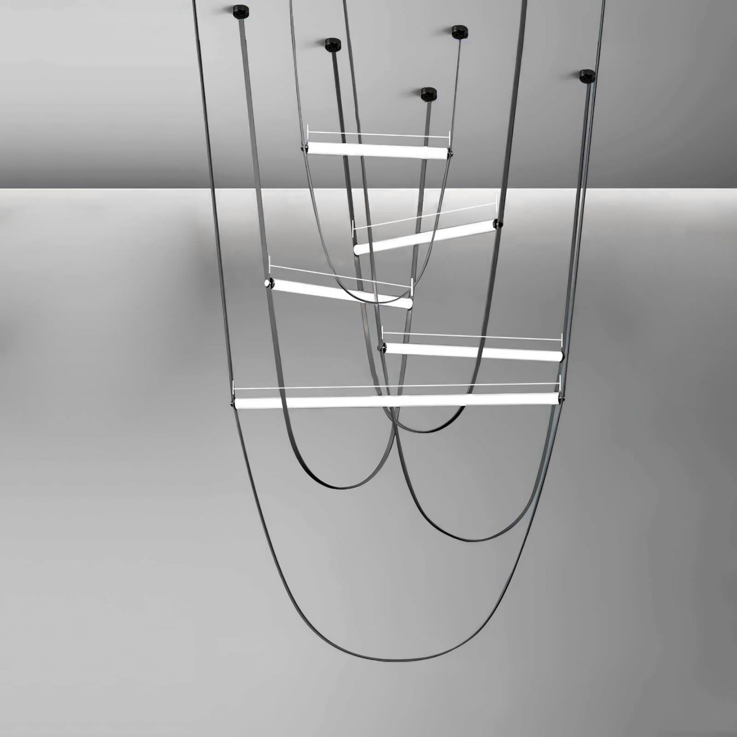 Adjustable Leather Belt LED Pendant Light
