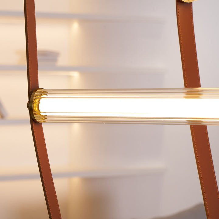 Adjustable Leather Belt LED Pendant Light