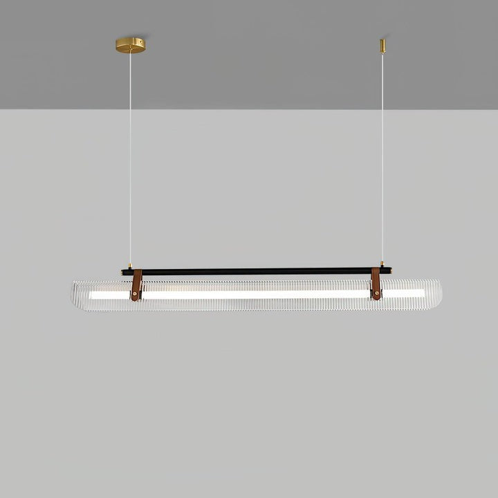 Adjustable LED Acrylic Linear Chandelier Pendant Light