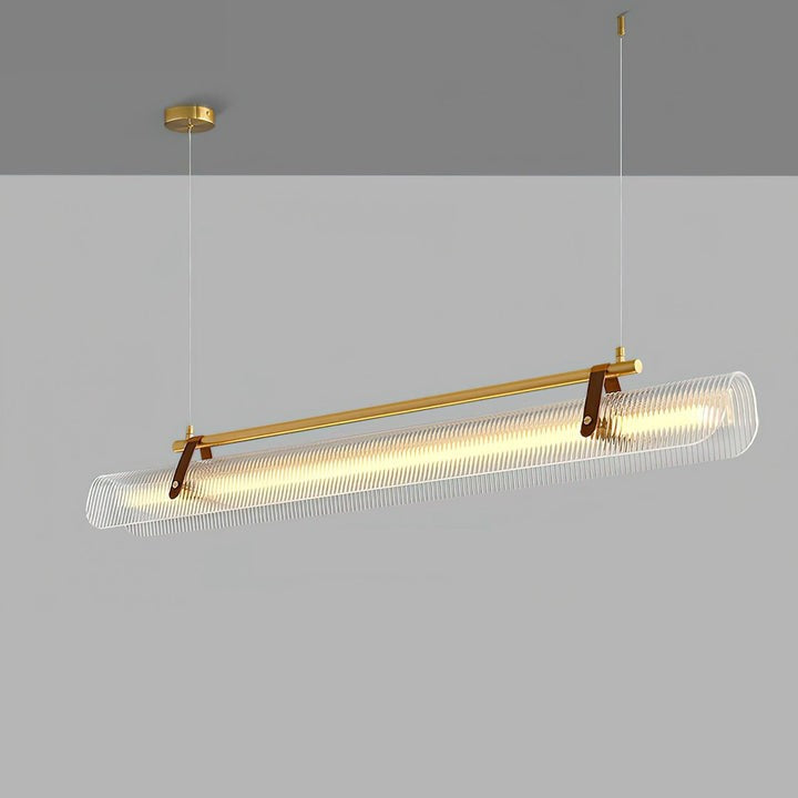Adjustable LED Acrylic Linear Chandelier Pendant Light