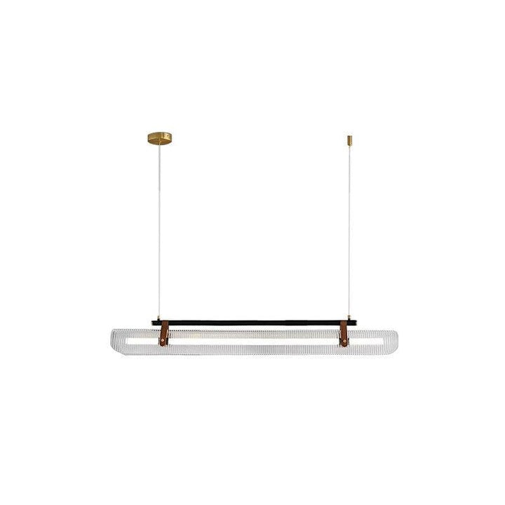 Adjustable LED Acrylic Linear Chandelier Pendant Light