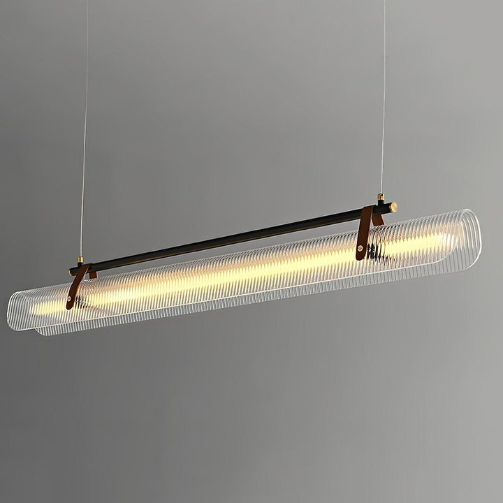 Adjustable LED Acrylic Linear Chandelier Pendant Light