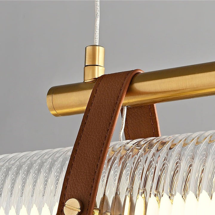 Adjustable LED Acrylic Linear Chandelier Pendant Light