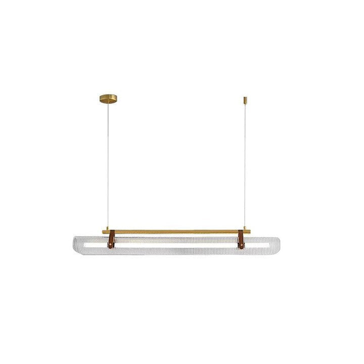 Adjustable LED Acrylic Linear Chandelier Pendant Light