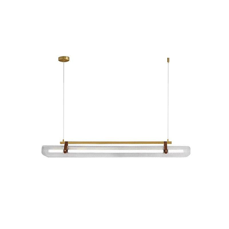 Adjustable LED Acrylic Linear Chandelier Pendant Light
