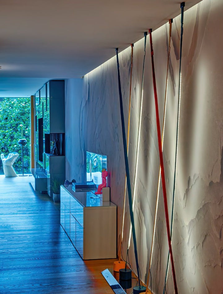 Adjustable LED Floor Lamp with Flexible Light Strip