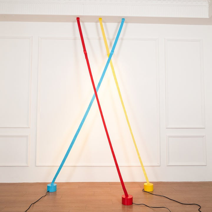 Adjustable LED Floor Lamp with Flexible Light Strip