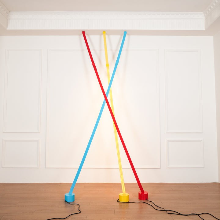 Adjustable LED Floor Lamp with Flexible Light Strip