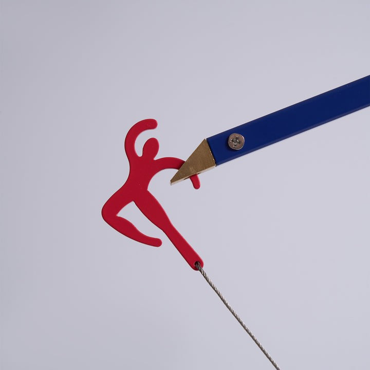 Adjustable LED Table Lamp with Colorful Sculptural Accent