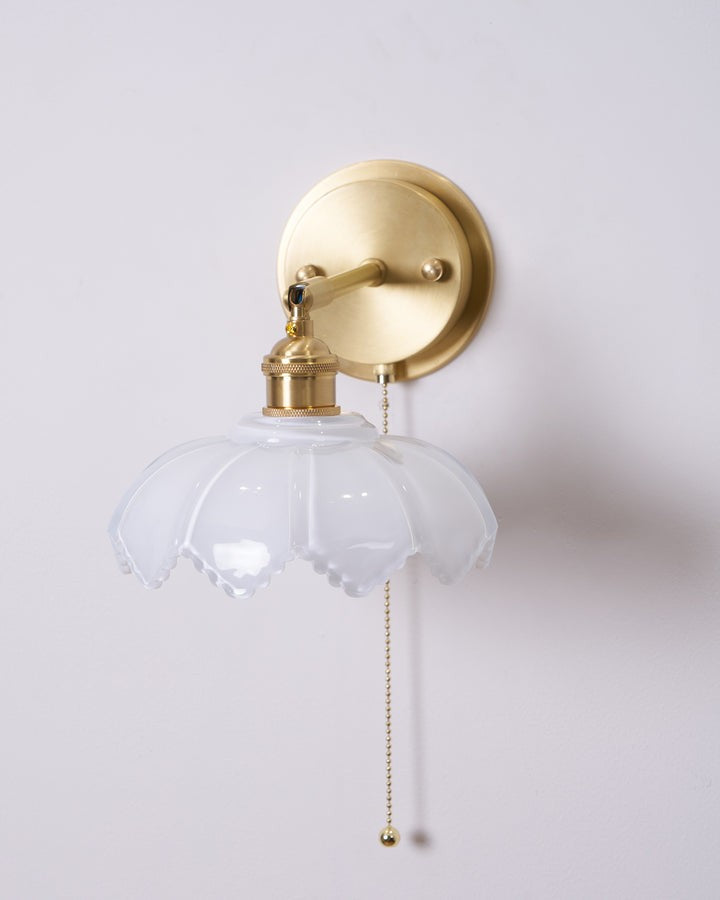 Adjustable Lotus Flower Wall Light Fixture