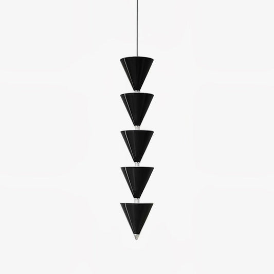 Adjustable Multi-Head LED Cone Pendant Light